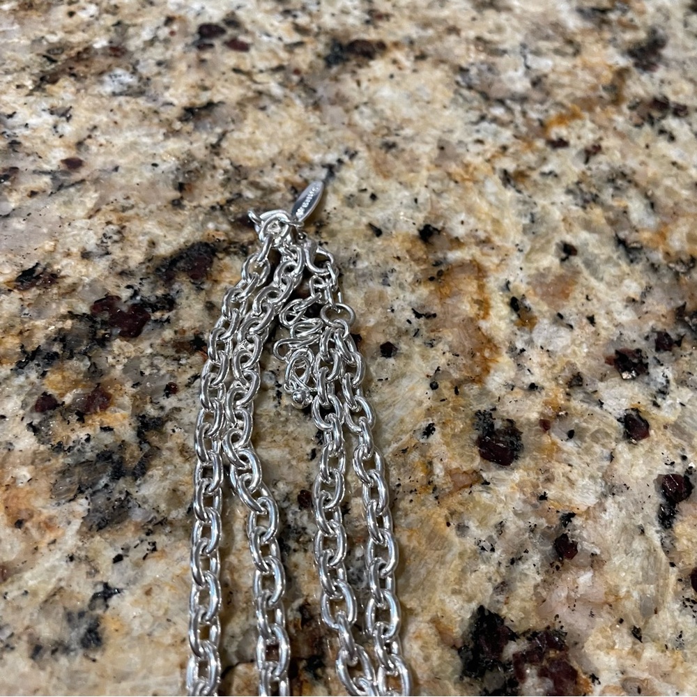 Double Link Charm Style Necklace - image 3